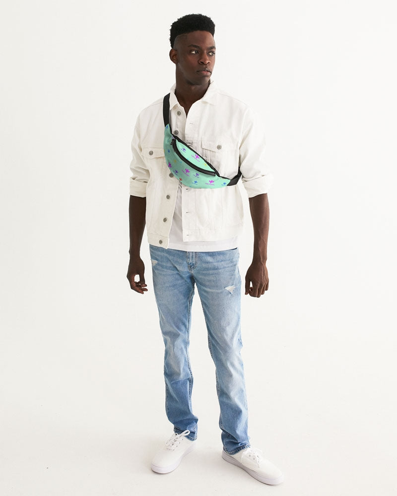 Mint Green Logo Crossbody Sling Bag