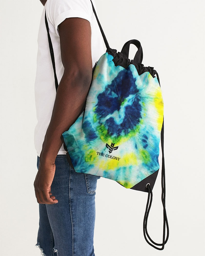 Sunlight in blueskies Canvas Drawstring Bag