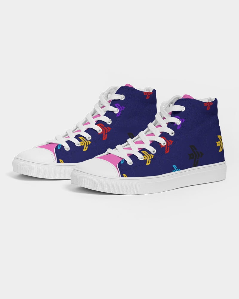 Blue K. Motens Women's Hightop Canvas Shoe
