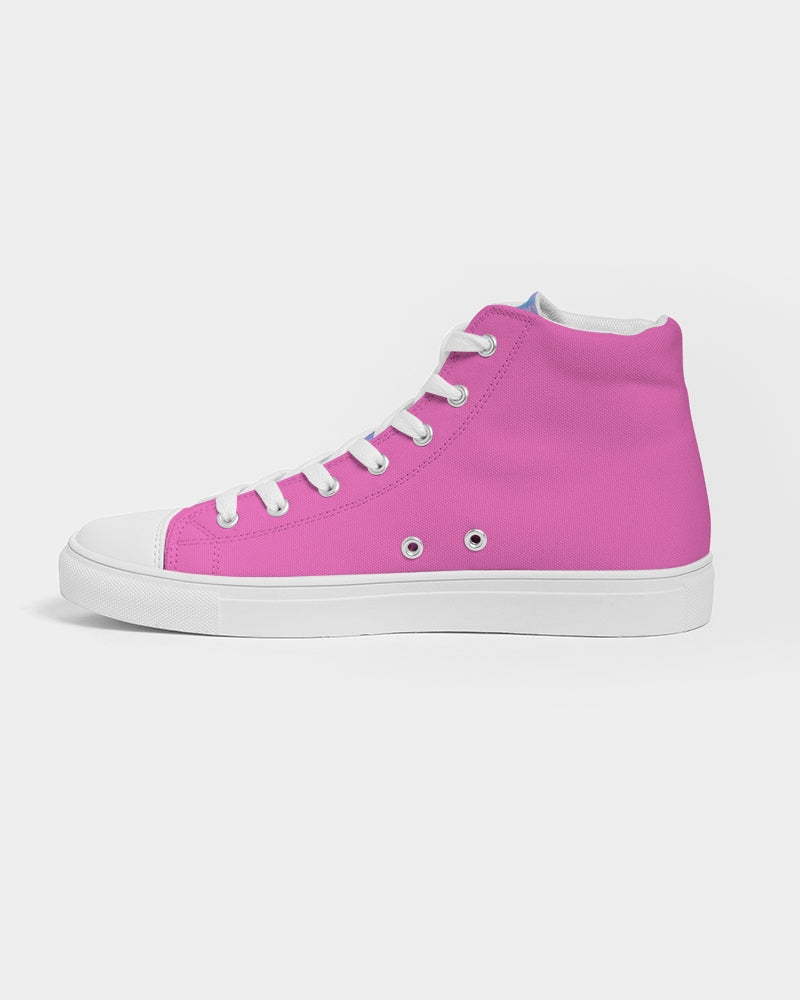 Pink Panther princess Women's Hightop Canvas Shoe