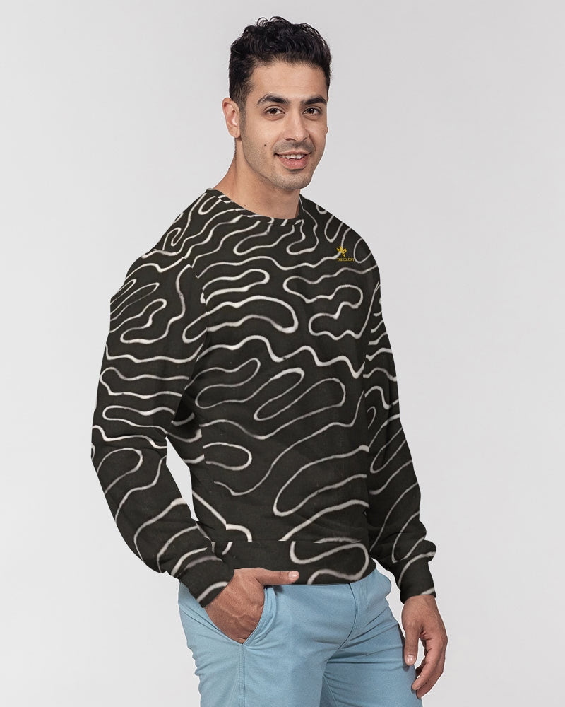 Maze Phaze Men's Classic French Terry Crewneck Pullover