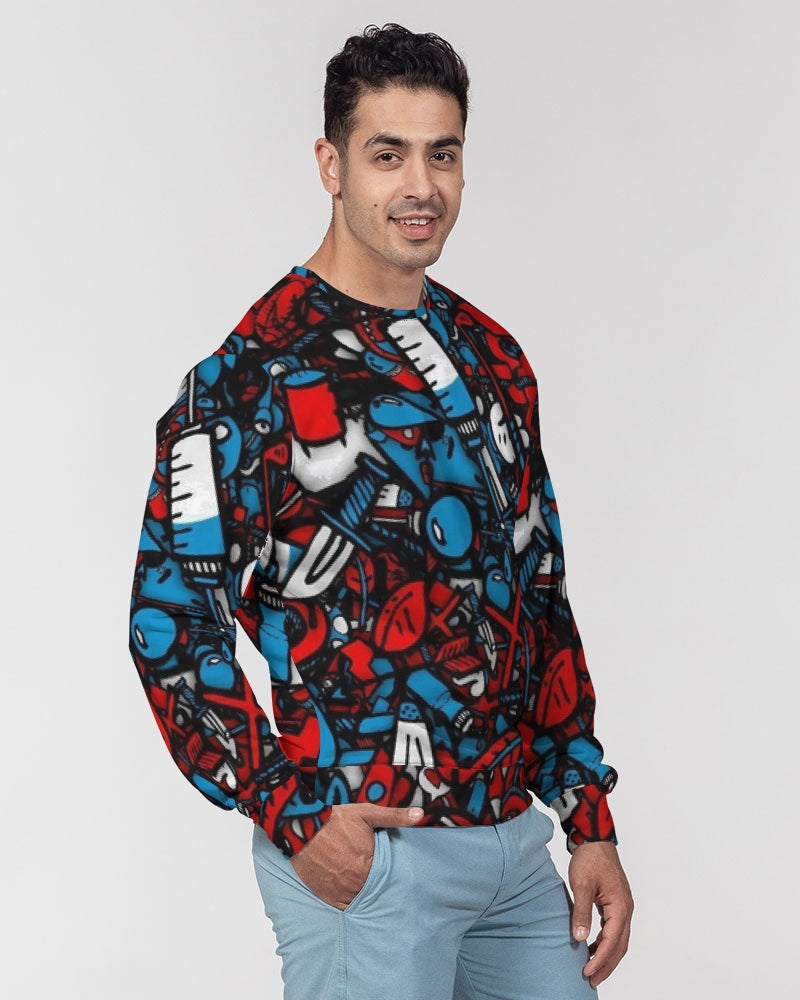 Influencers Men's Classic French Terry Crewneck Pullover