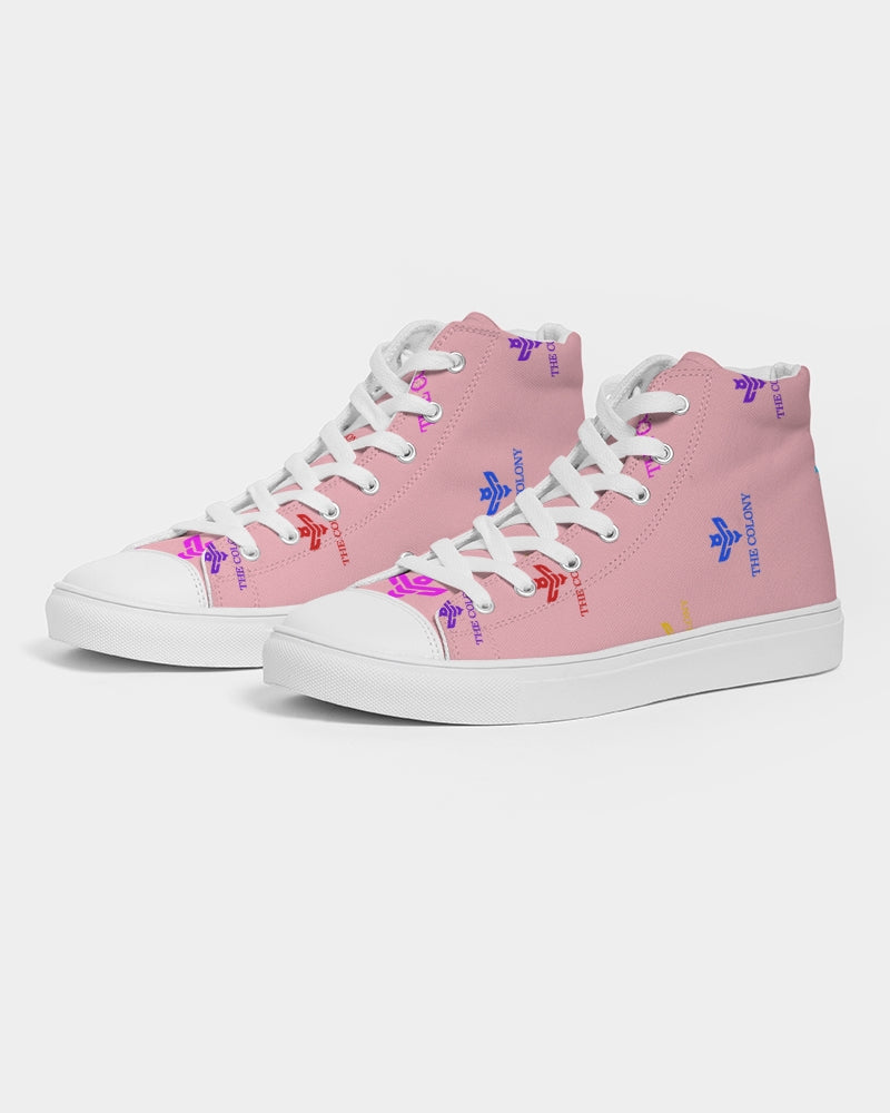 Pink Matter Women's Hightop Canvas Shoe