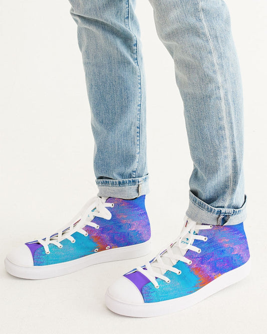 Color Blind Men's Hightop Canvas Shoe