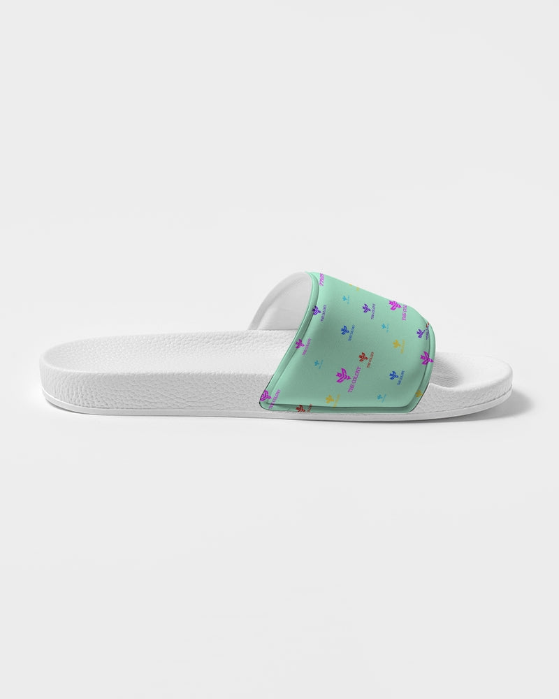 Mint Green Logo Women's Slide Sandal