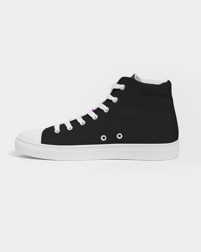 The Colony  Black Graffiti Women's Hightop Canvas Shoe