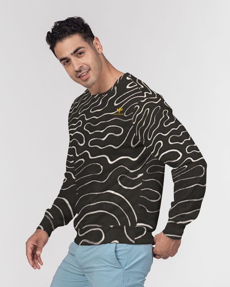 Maze Phaze Men's Classic French Terry Crewneck Pullover