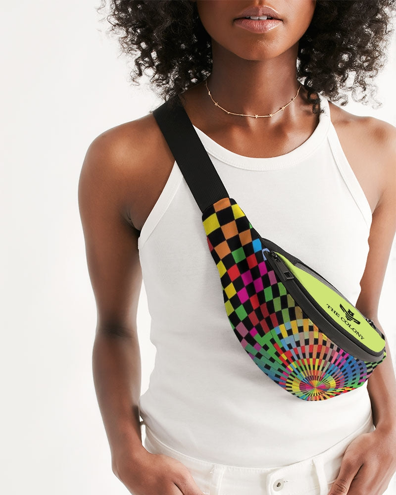 Psychedelic Mindset Crossbody Sling Bag