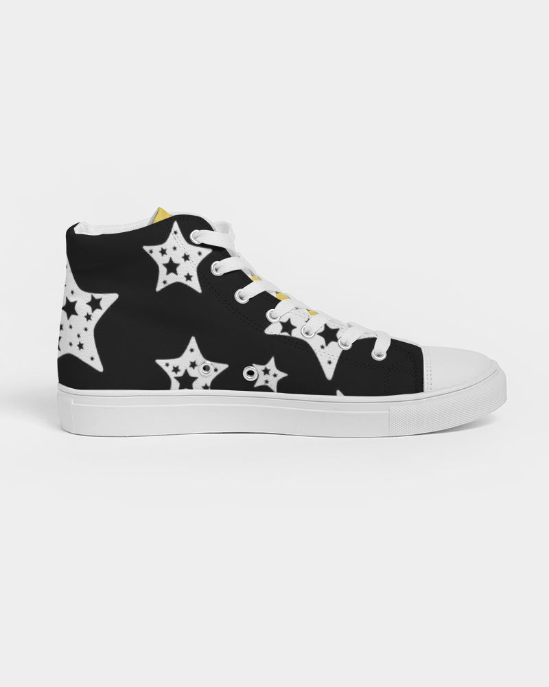 Night Skies Women's Hightop Canvas Shoe