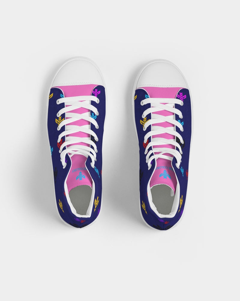 Blue K. Motens Women's Hightop Canvas Shoe