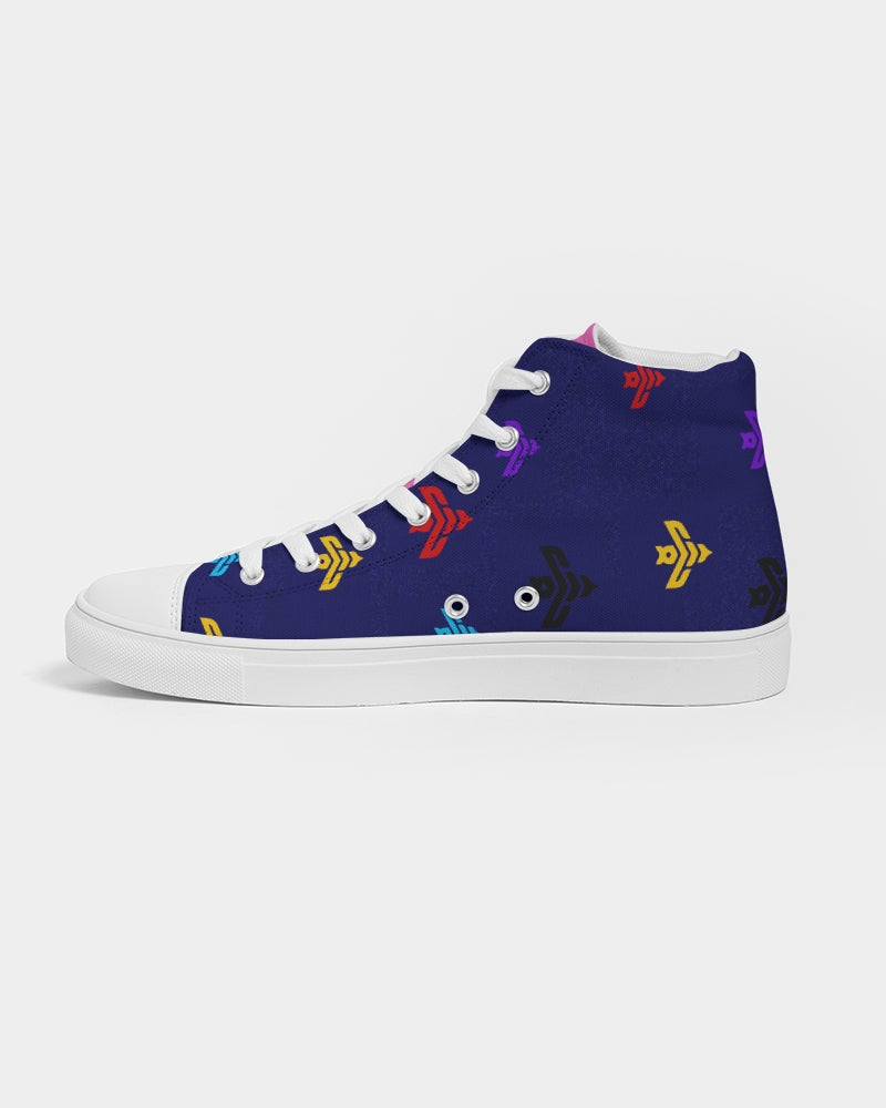 Blue K. Motens Women's Hightop Canvas Shoe