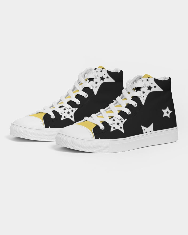 Midnight Stars Men's Hightop Canvas Shoe