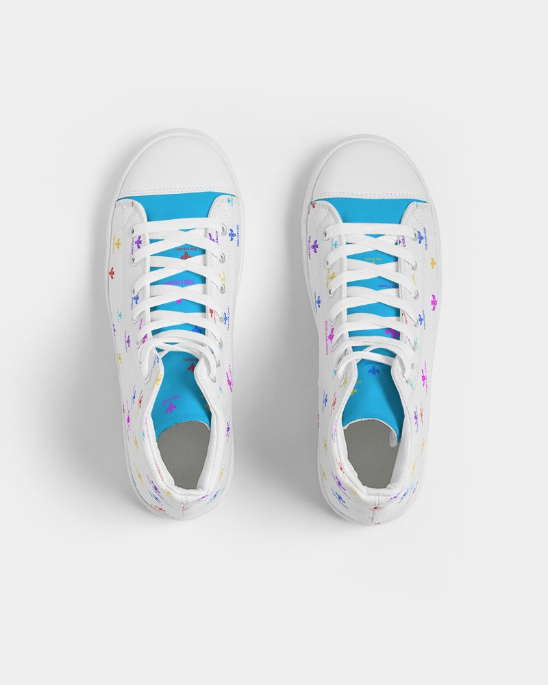 Logo Logic Men's Hightop Canvas Shoe