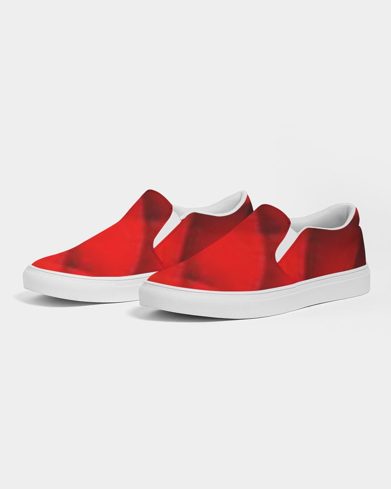 Red "I" Men's Slip-On Canvas Shoe