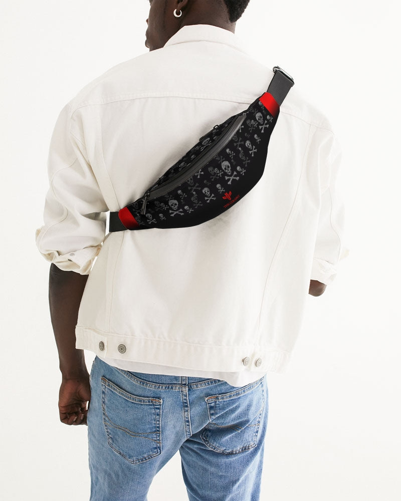 Skull Krusher's Red Redemption Crossbody Sling Bag