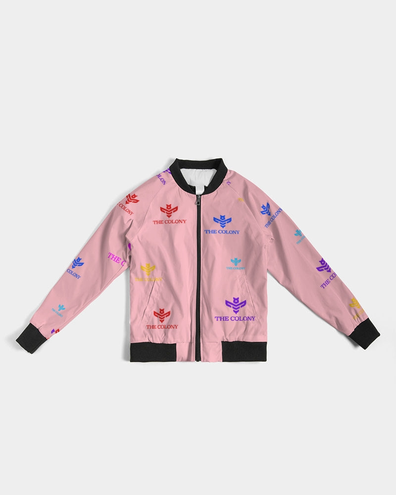 Pink Matter Logo Women's Bomber Jacket