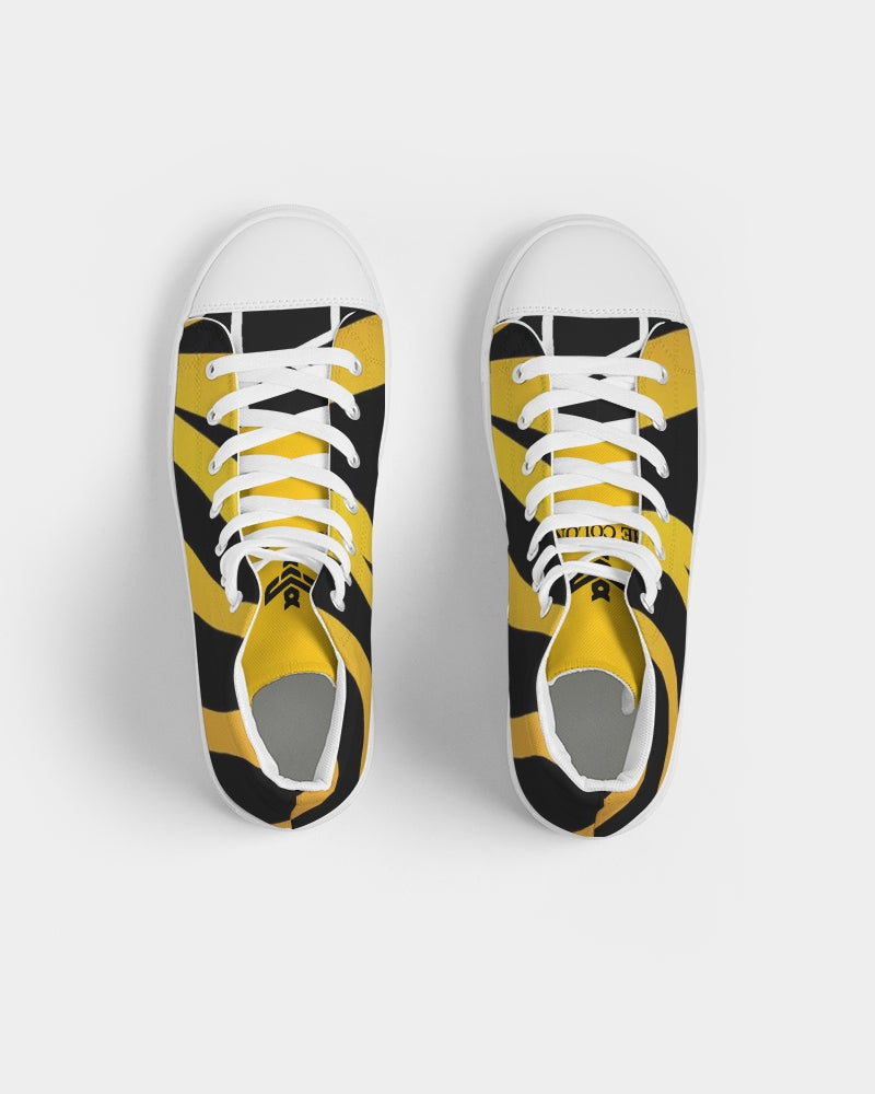 Animalistic Instincts  Women's Hightop Canvas Shoe