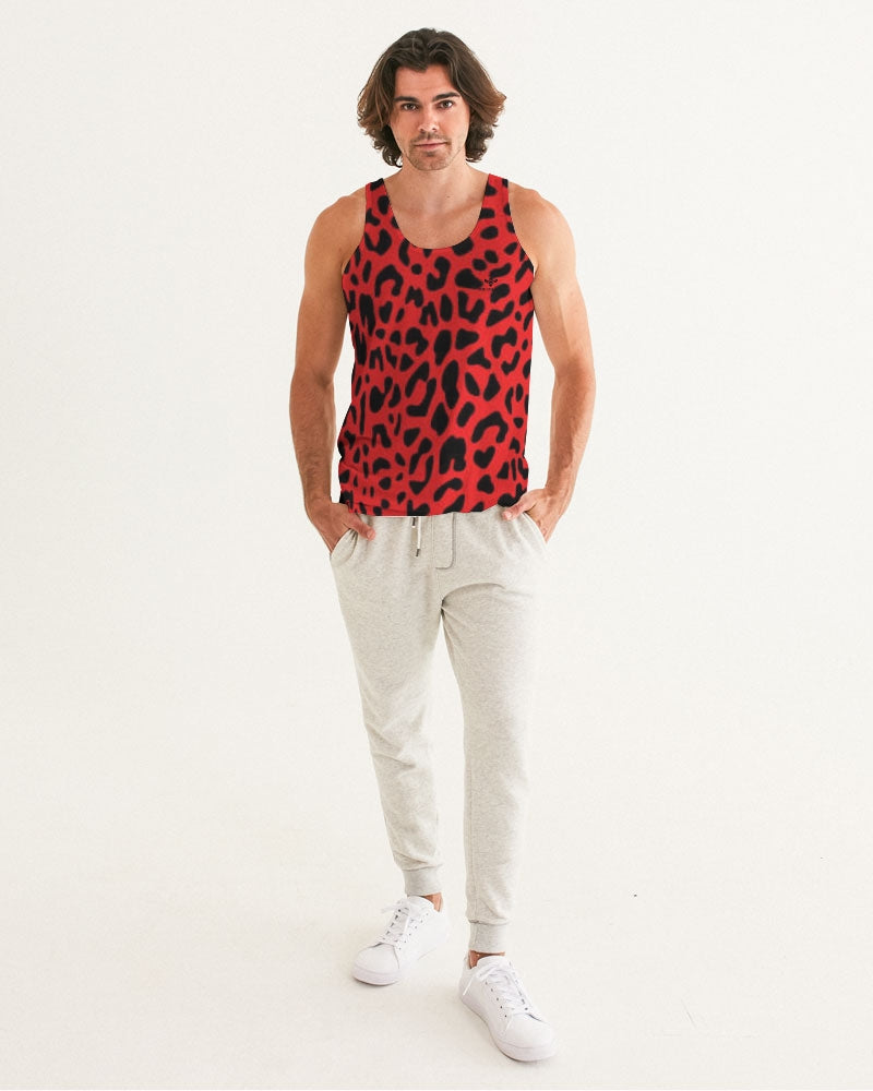 Red Leopard Men's Tank