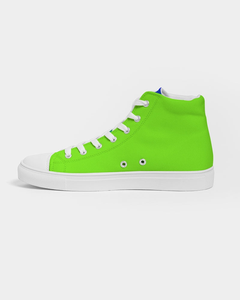 Lime Locos Men's Hightop Canvas Shoe