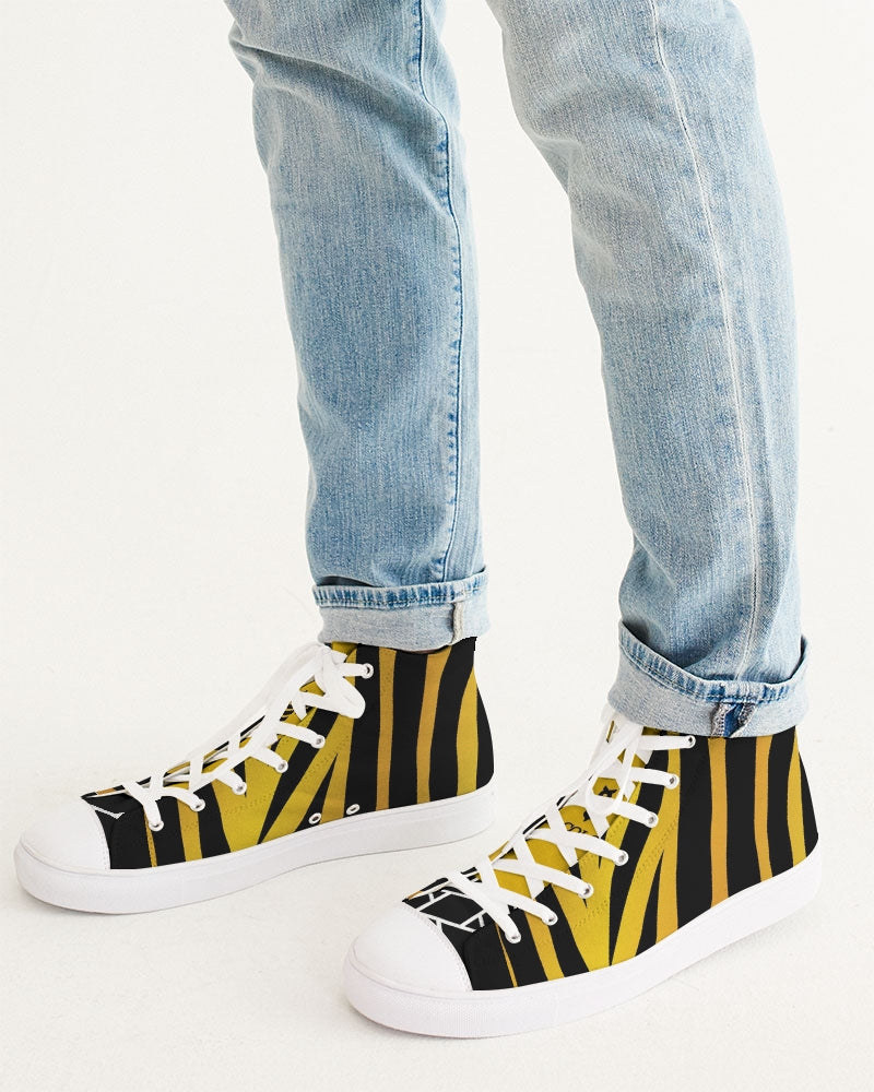 The Colony Animalistic nature Men's Hightop Canvas Shoe