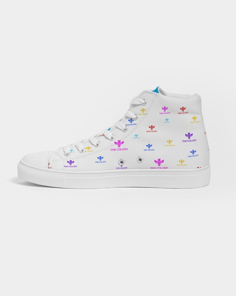 Logo Logic Men's Hightop Canvas Shoe
