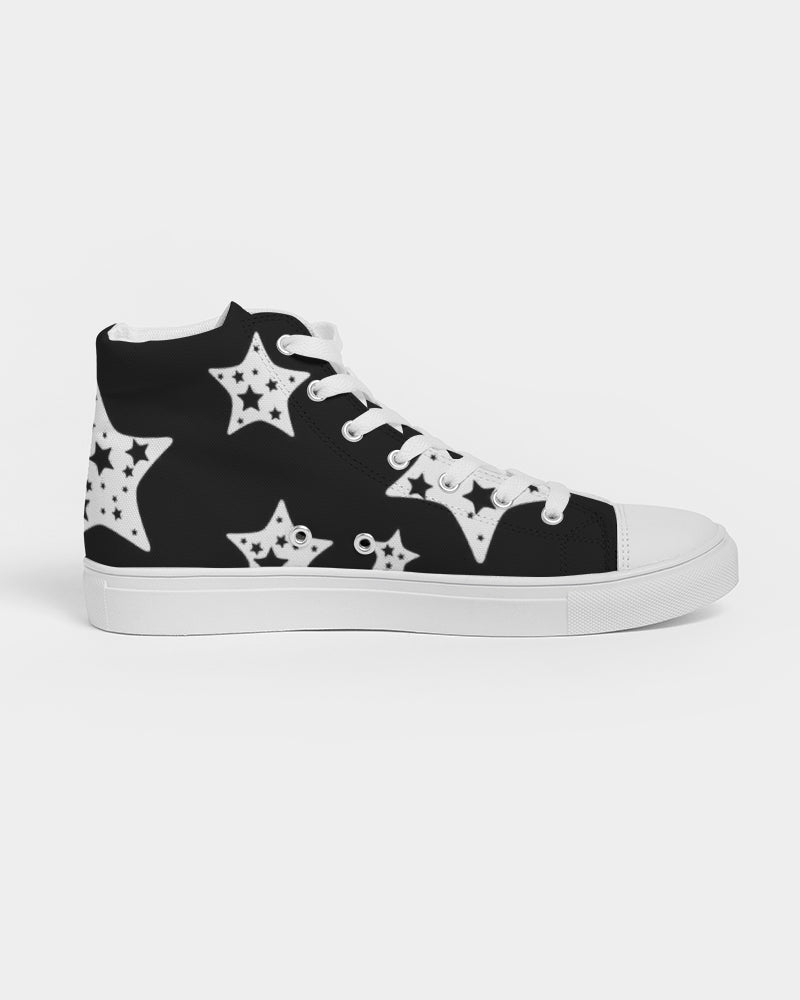 Night Skies Men's Hightop Canvas Shoe