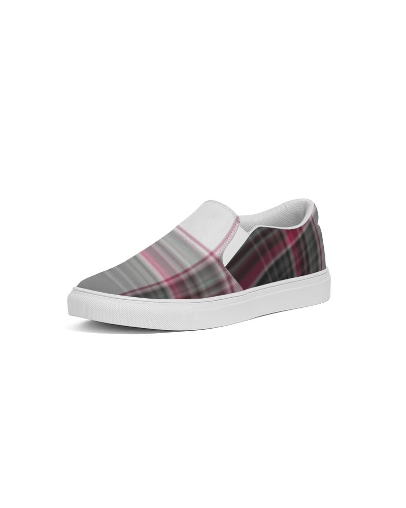 Plaid Women's Slip-On Canvas Shoe