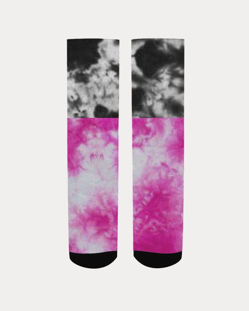 Pink Eye Tie Dye Men's Socks