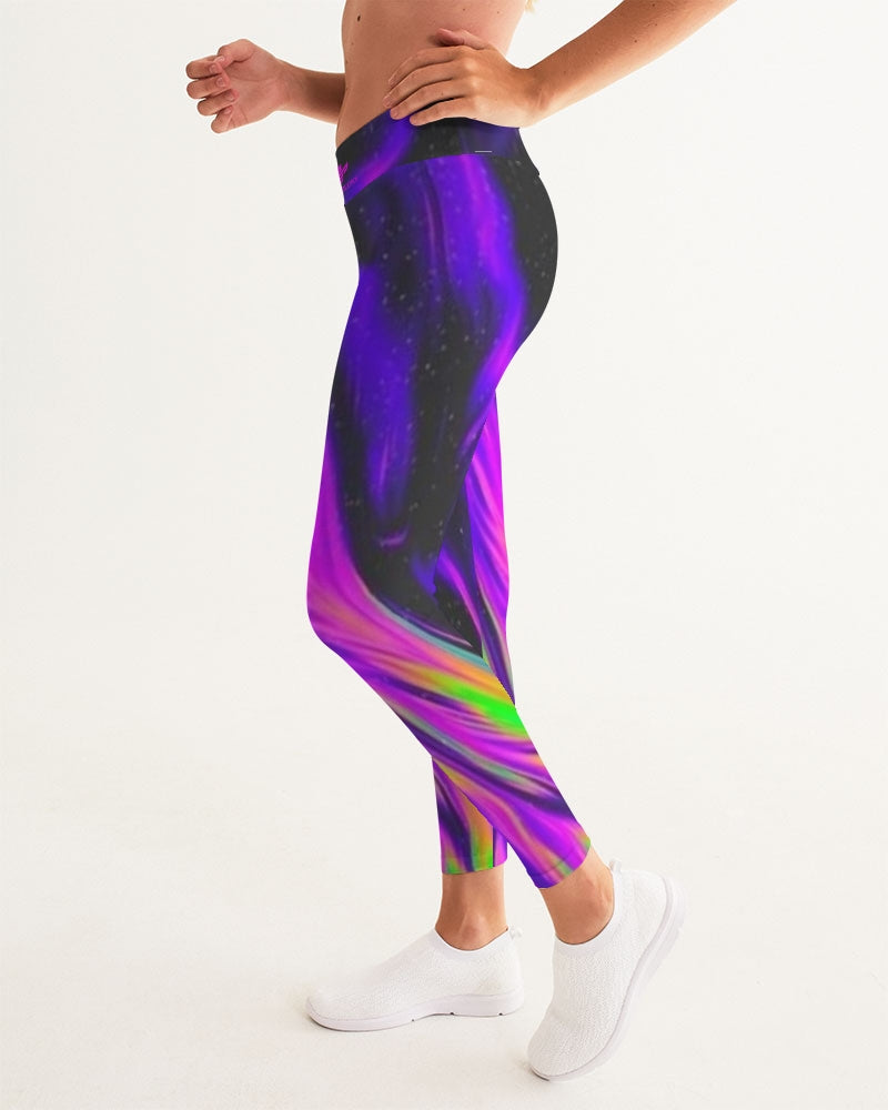 Color Galaxy Women's All-Over Print Yoga Pants