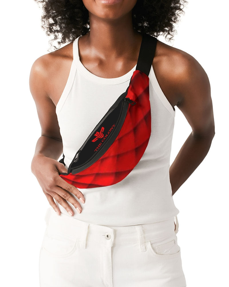 Red "I" Crossbody Sling Bag