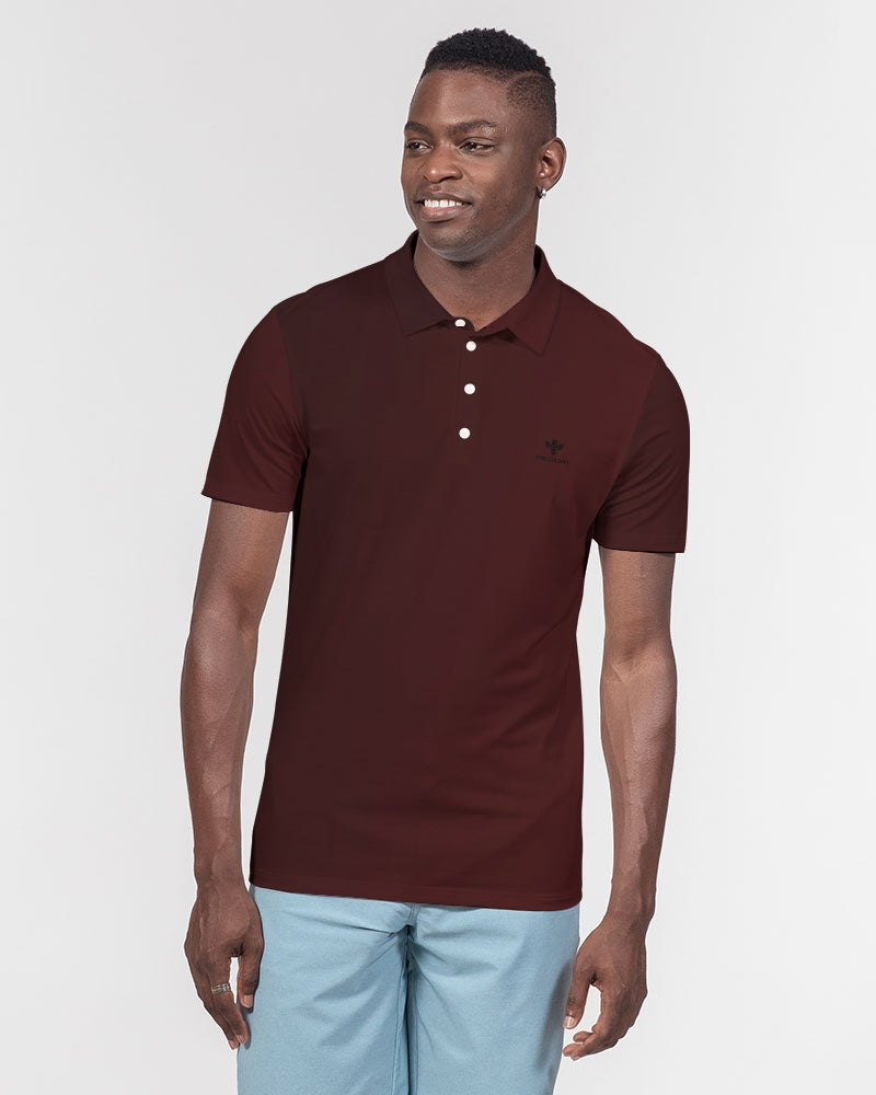 Red and Black Revenge Men's Slim Fit Short Sleeve Polo