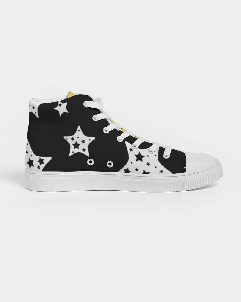 Midnight Stars Men's Hightop Canvas Shoe