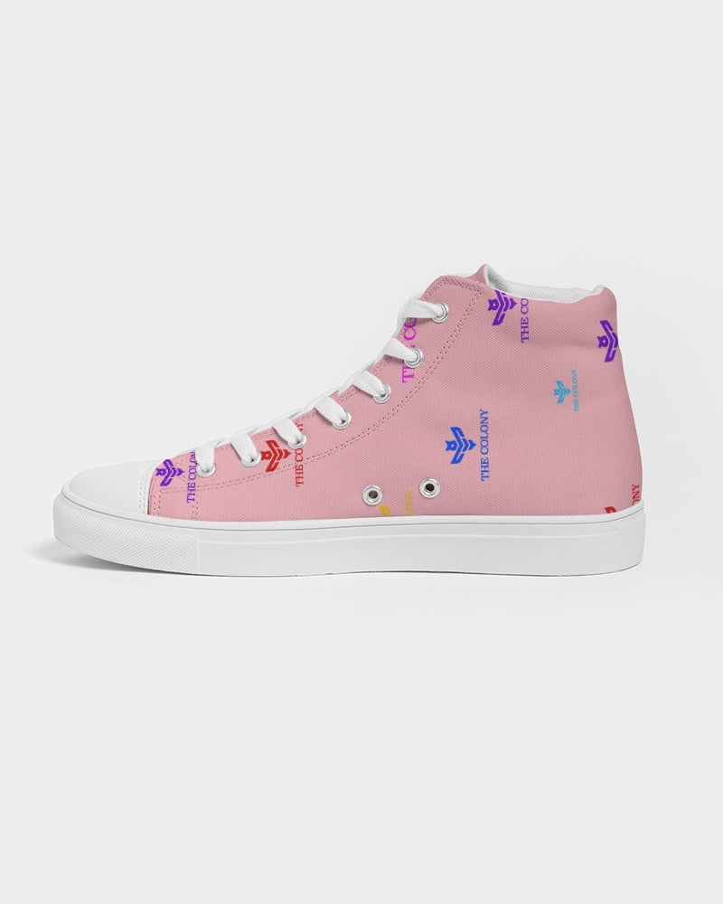 Pink Matter Women's Hightop Canvas Shoe