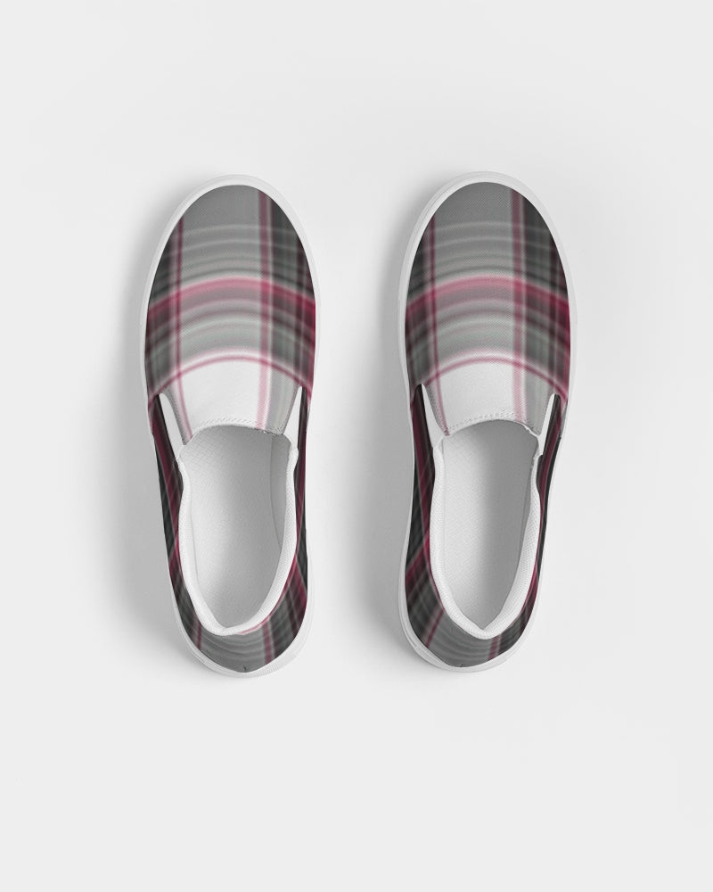 Plaid Women's Slip-On Canvas Shoe