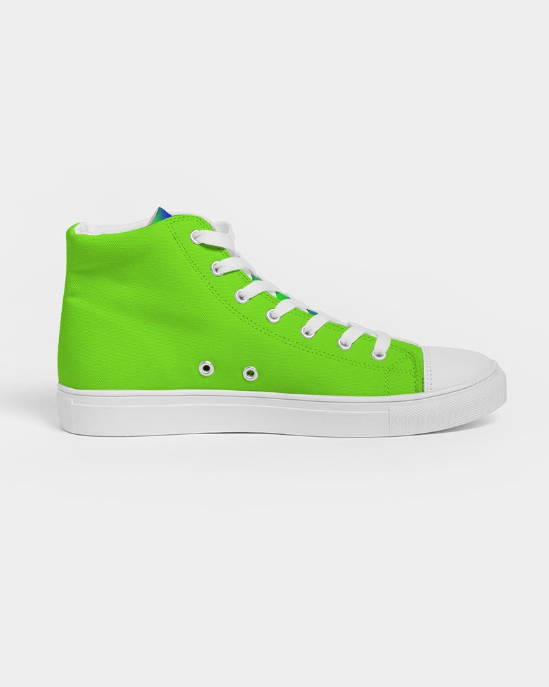 Lime Locos Men's Hightop Canvas Shoe