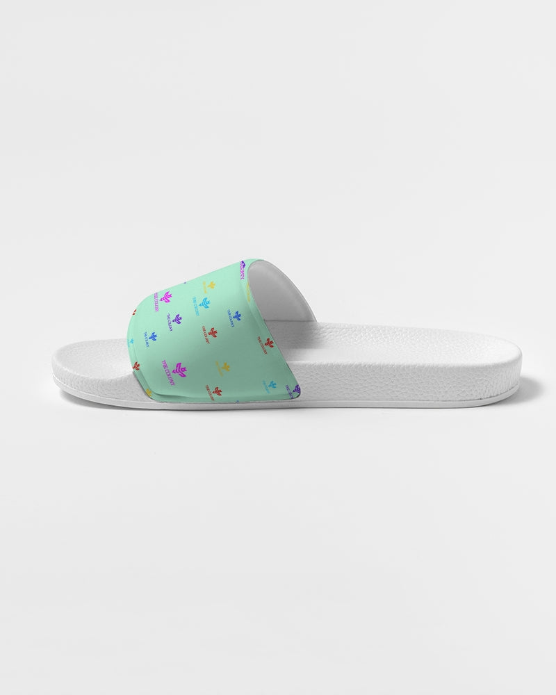 Mint Green Logo Women's Slide Sandal