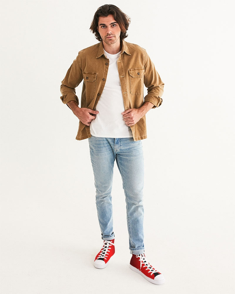 Red Signature Men's Hightop Canvas Shoe