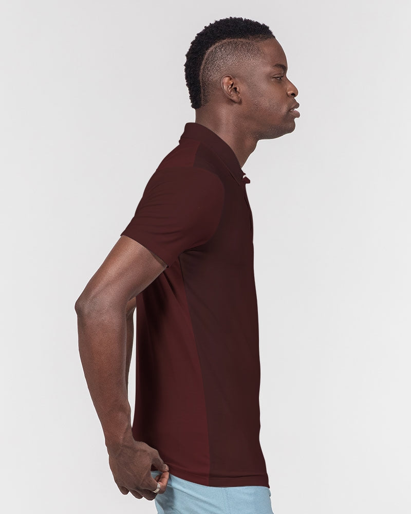 Red and Black Revenge Men's Slim Fit Short Sleeve Polo