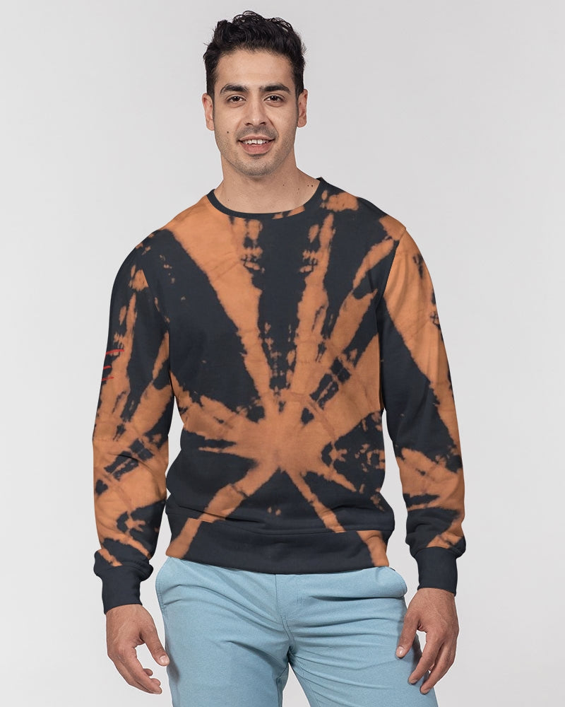 Tiger Eye Men's Classic French Terry Crewneck Pullover