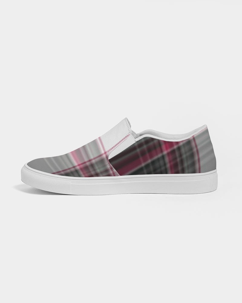 Plaid Women's Slip-On Canvas Shoe