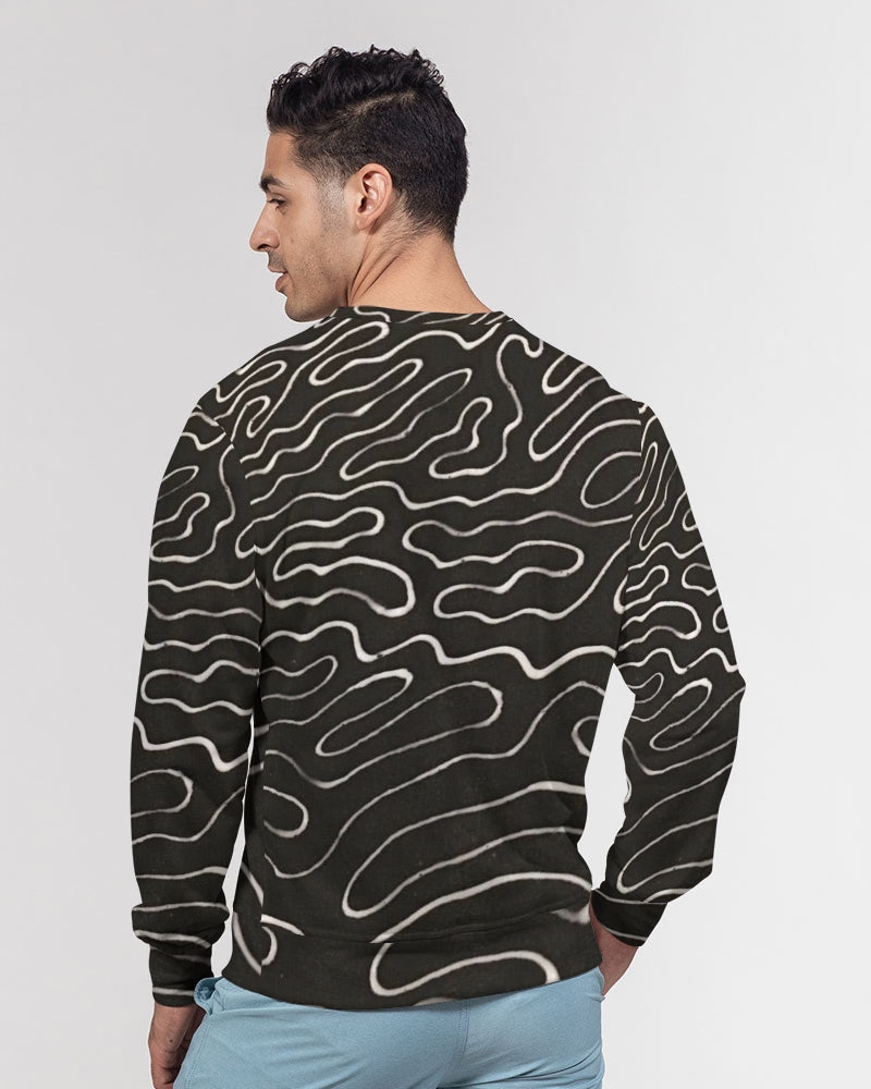 Maze Phaze Men's Classic French Terry Crewneck Pullover