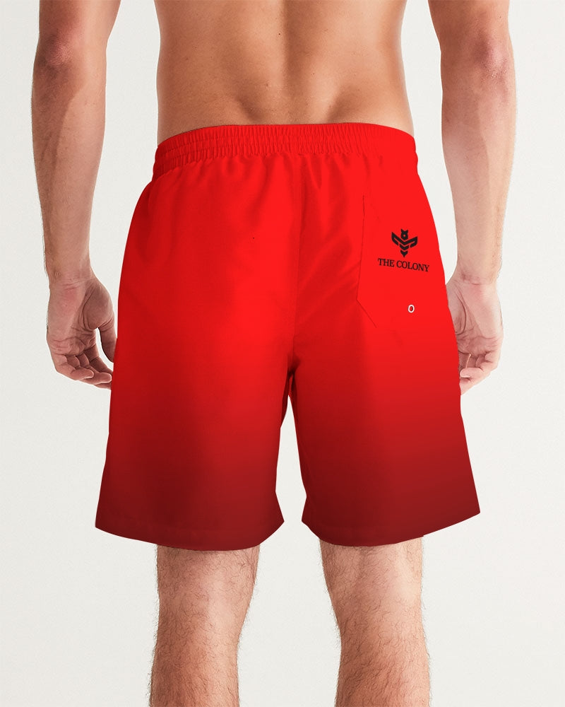 Signature Red Men's Swim Trunk