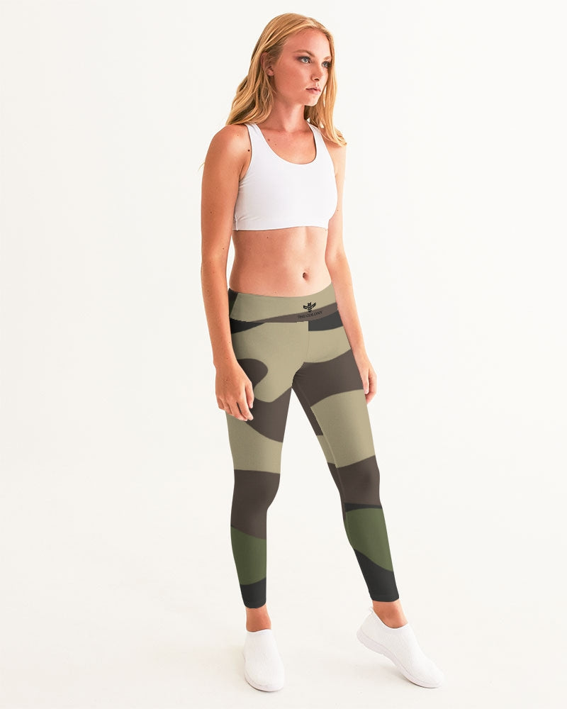 Army Fatigue Women's All-Over Print Yoga Pants