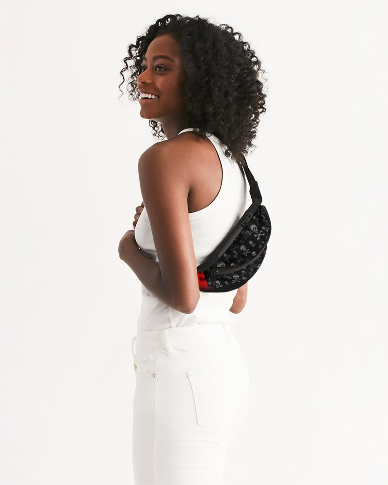 Skull Krusher's Red Redemption Crossbody Sling Bag