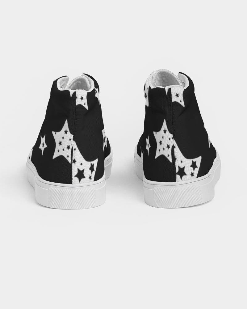 Midnight Stars Men's Hightop Canvas Shoe