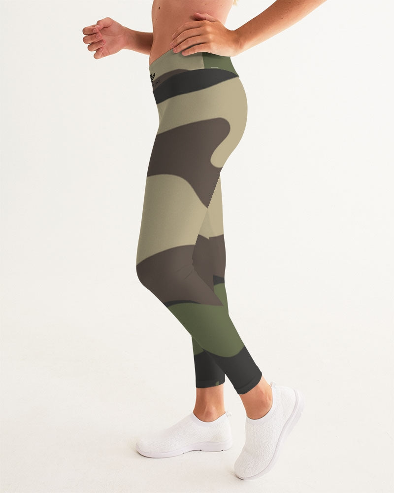 Army Fatigue Women's All-Over Print Yoga Pants
