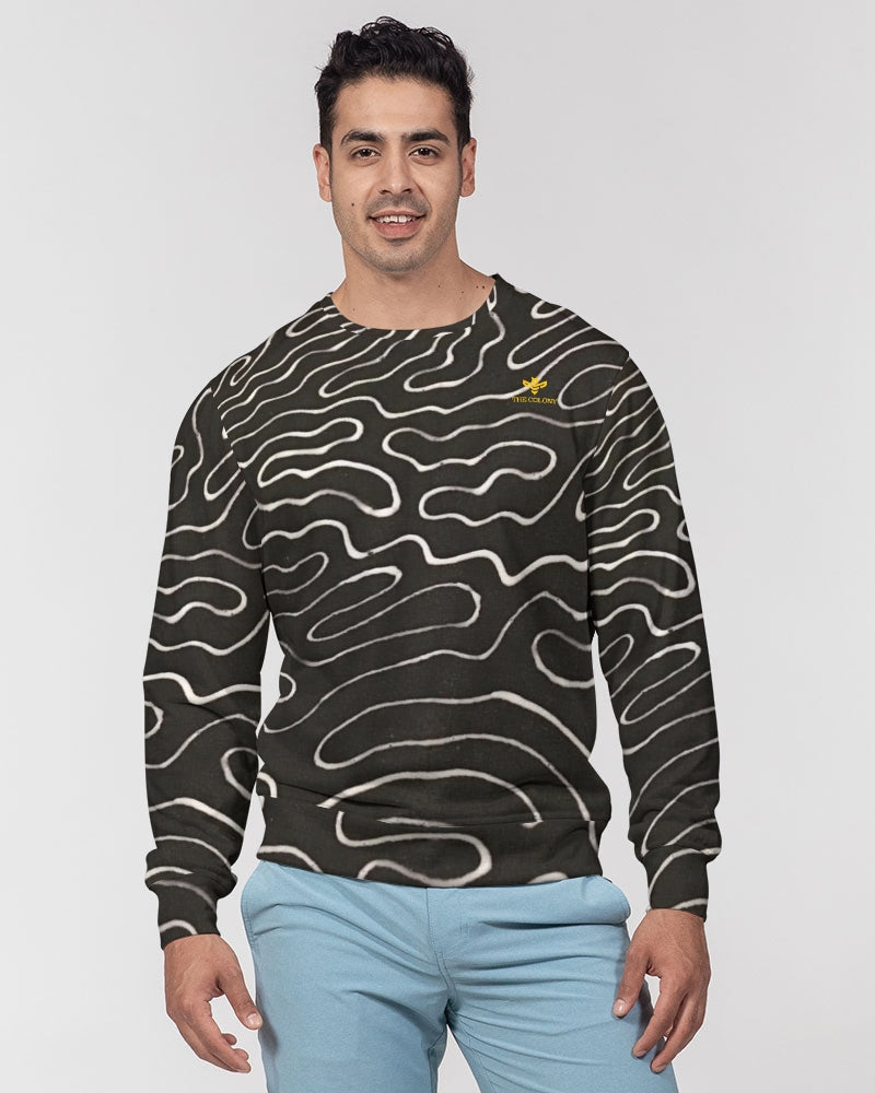 Maze Phaze Men's Classic French Terry Crewneck Pullover