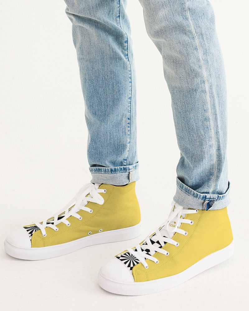 Sunsrise Hynotize Men's Hightop Canvas Shoe