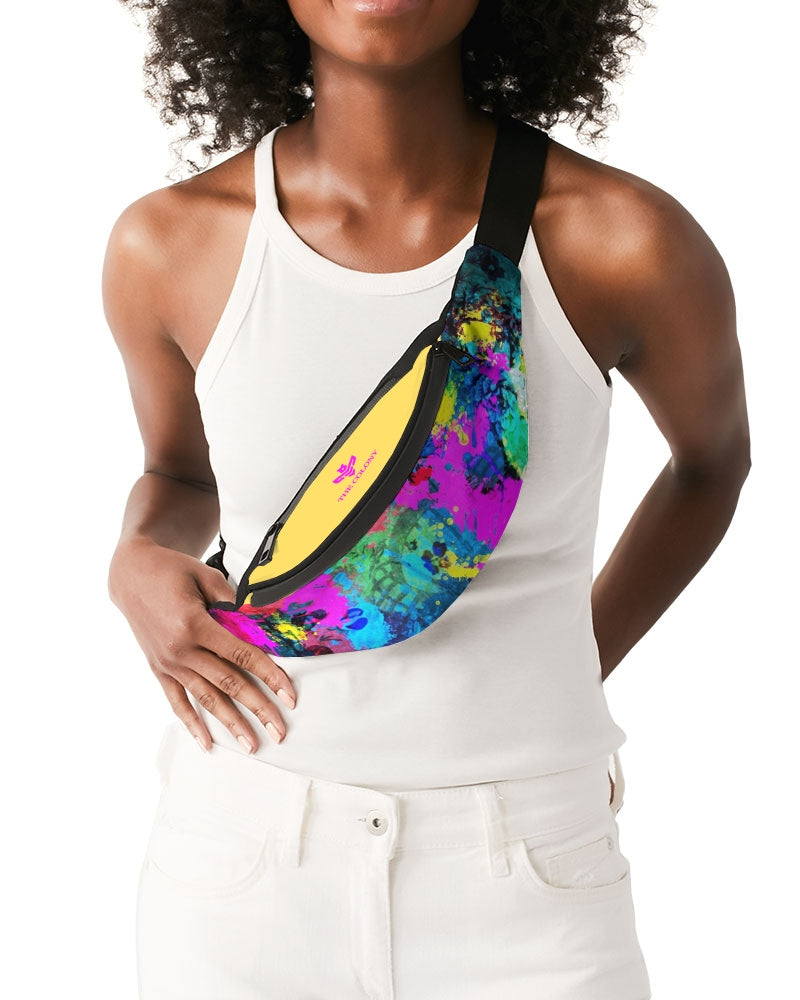 Color Tag Crossbody Sling Bag