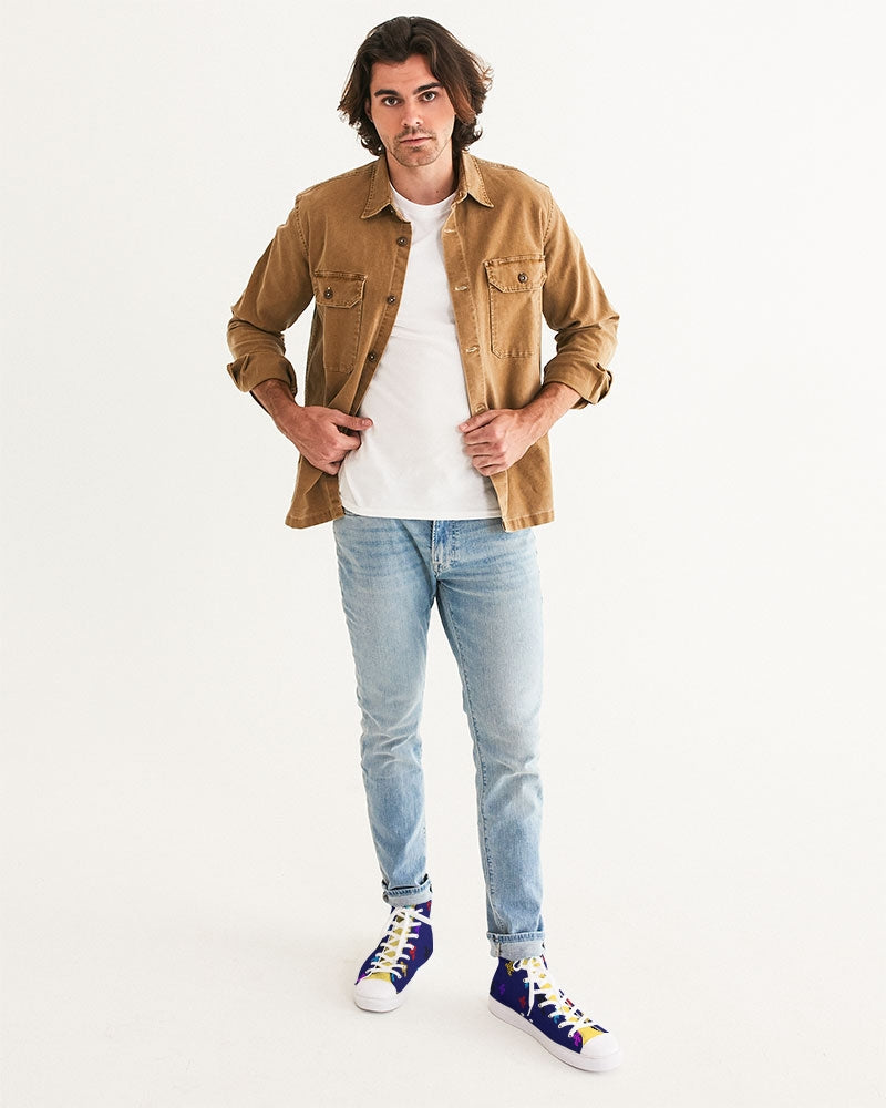 The Logo Lit Men's Hightop Canvas Shoe